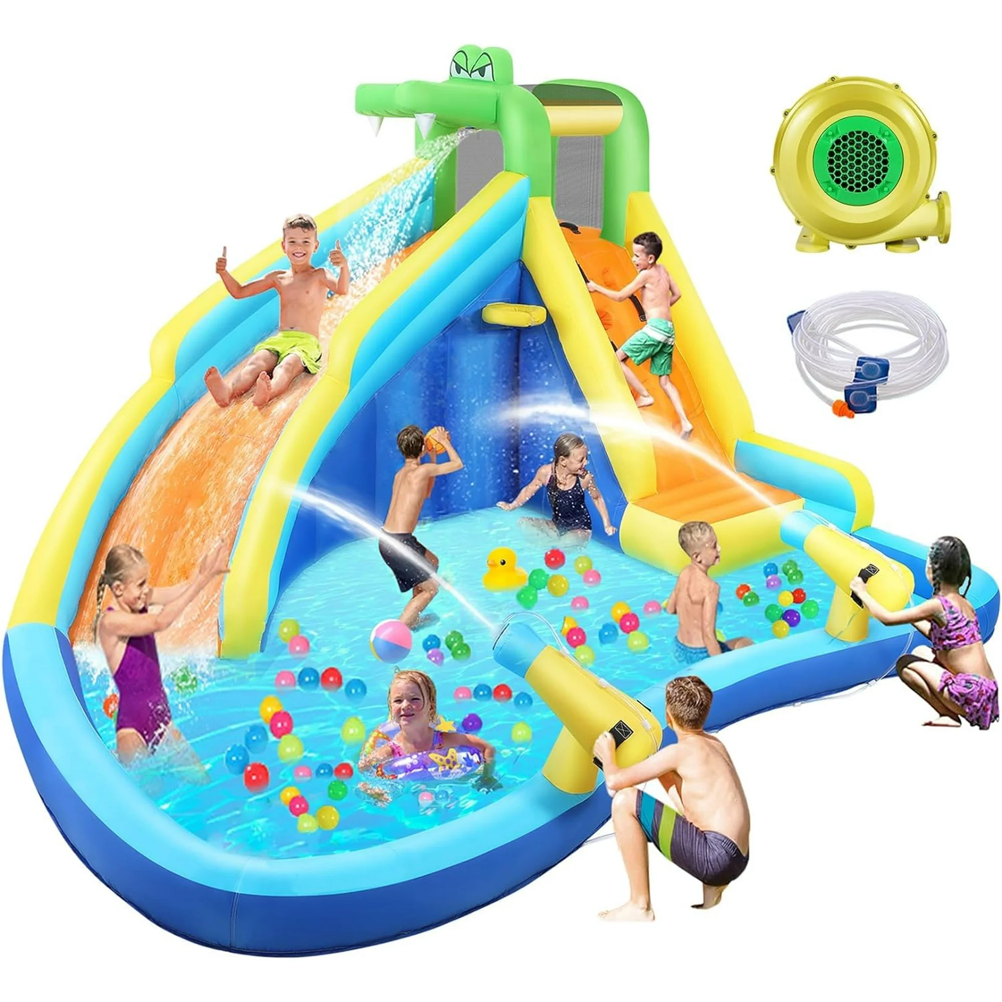 Parque Inflable Qhomic – Deslízate, Chapotea y Juega sin parar
